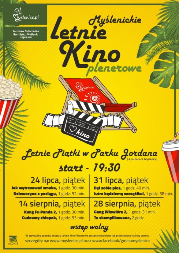 Kino Letnie Zielone Arkady 2018 Kino letnie zaprasza - myslenicka24.pl