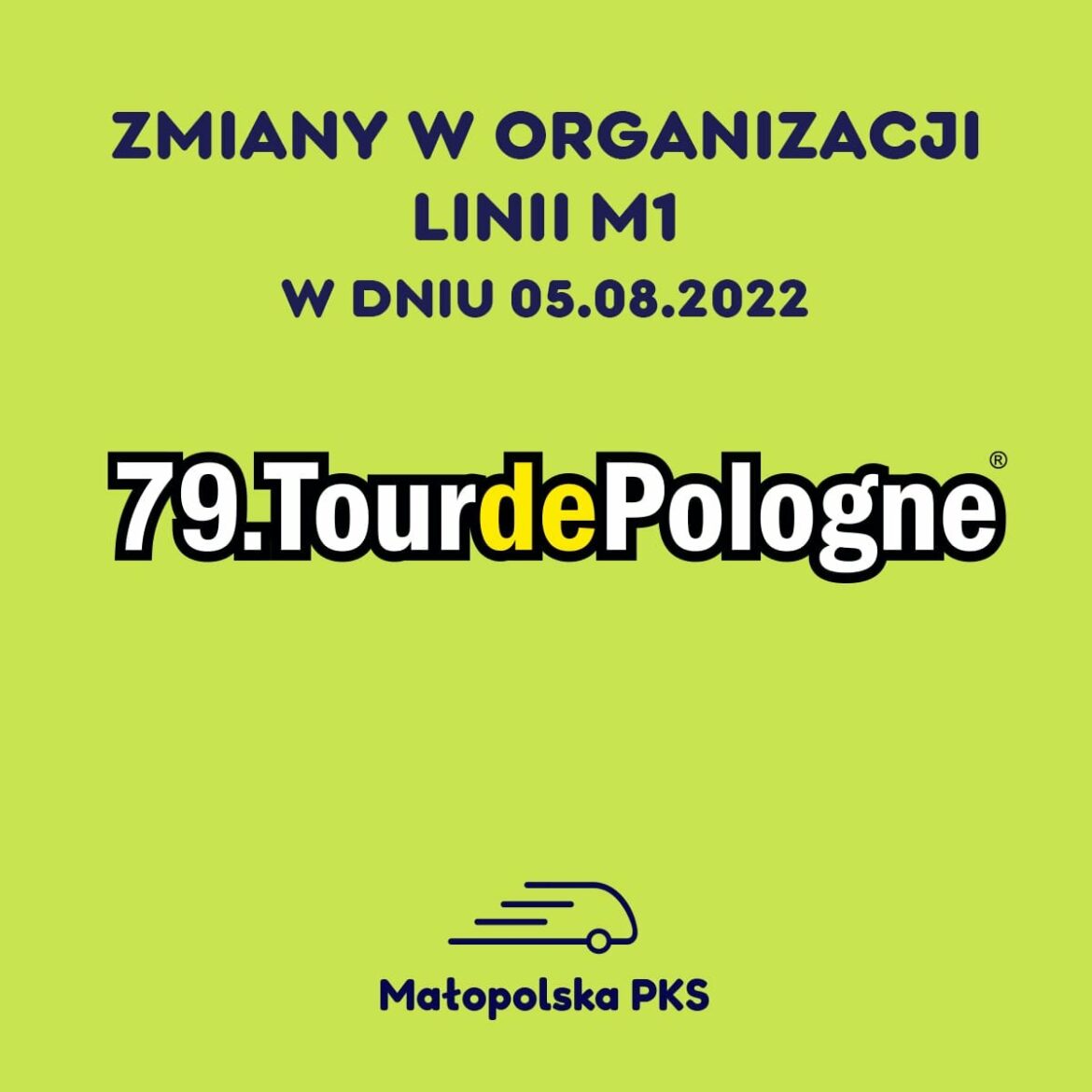 Zmiana organizacja ruchu lini M!